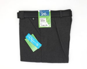 Virginian Belted Youths Trousers 27" to 31" Grey